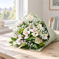 Blomsterlek – bukett med alstroemeria